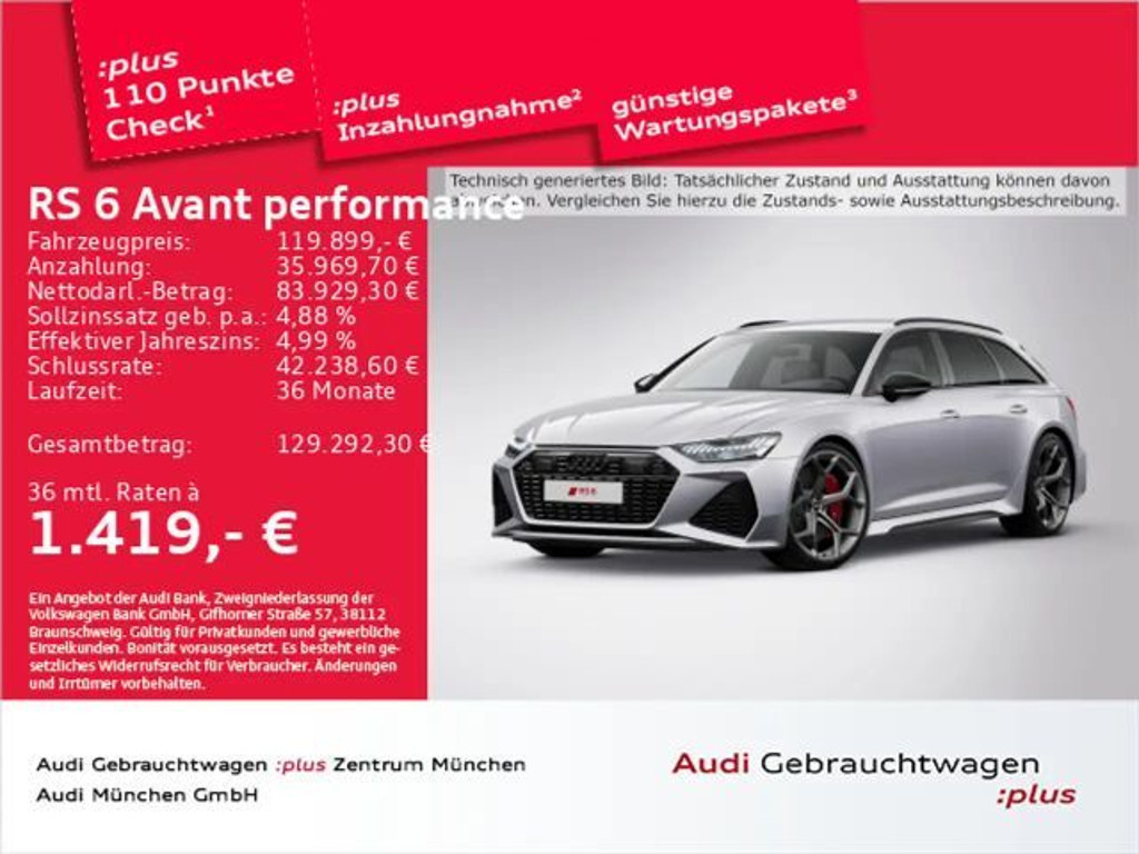 Audi RS6 2025 Benzine