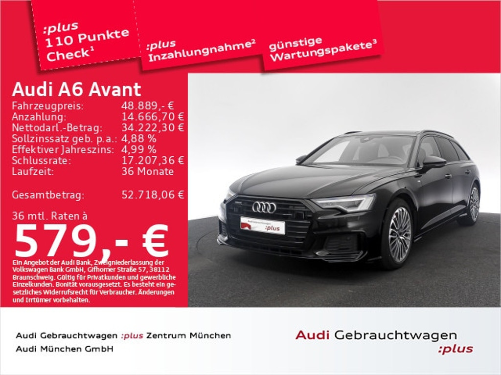 Audi A6 2022 Hybride Benzine