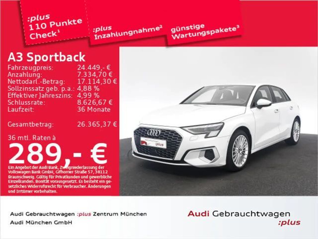 Audi A3 2021 Benzine