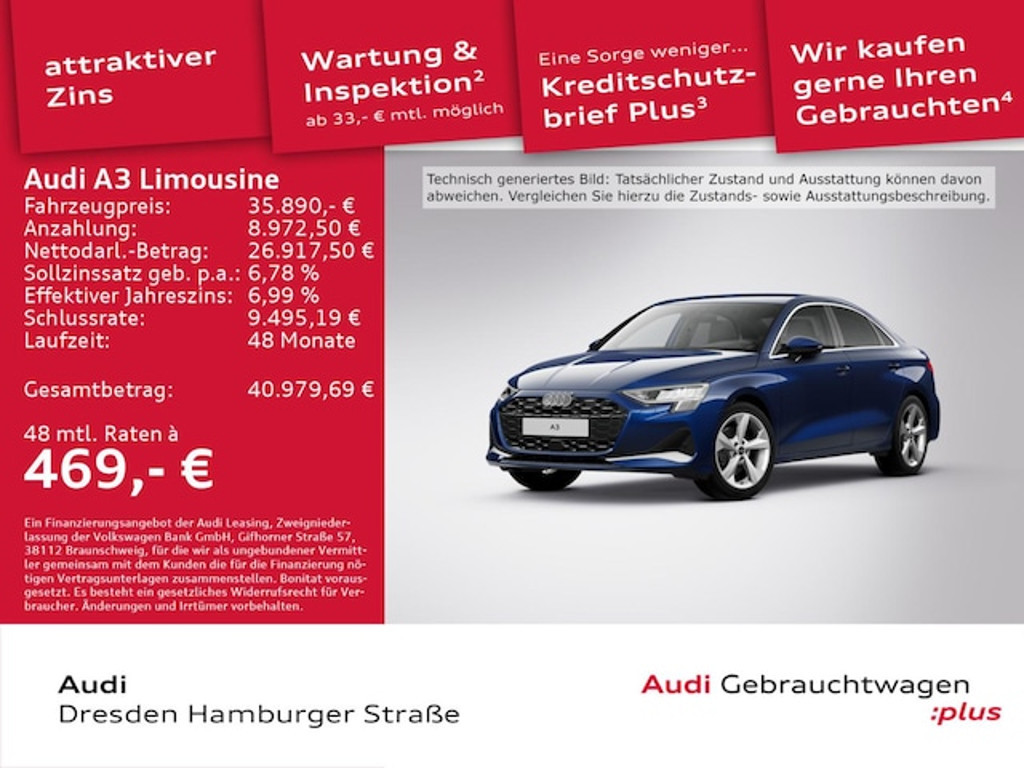 Audi A3 2025 Benzine