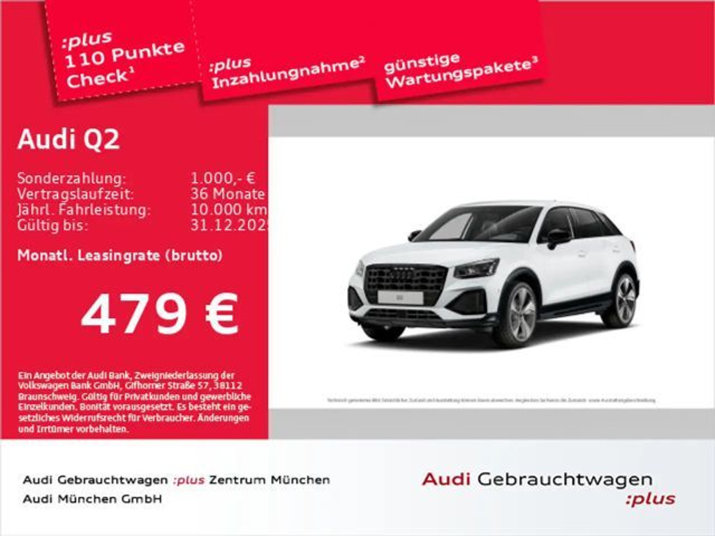 Audi Q2 2025 Benzine
