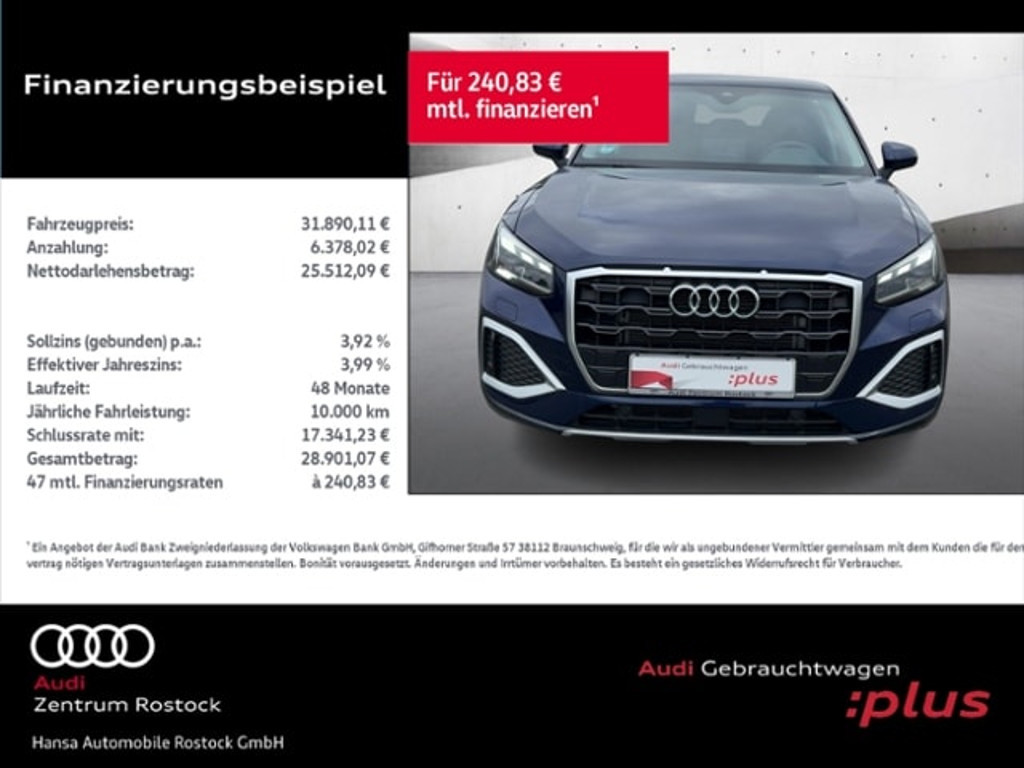 Audi Q2 2024 Benzine
