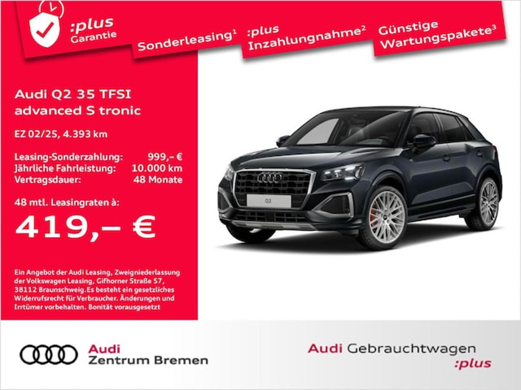 Audi Q2 2025 Benzine