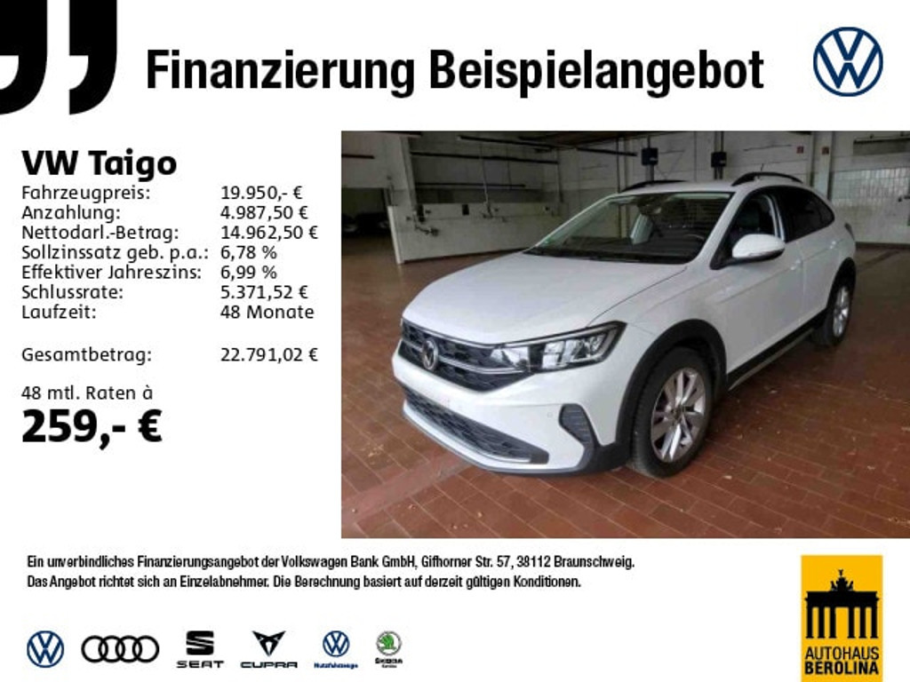 Volkswagen Taigo 2022 Benzine