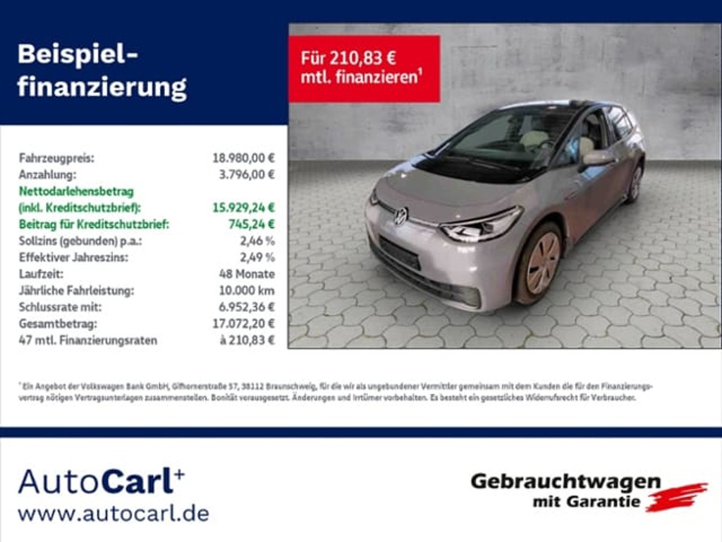 Volkswagen ID.3 2021 Elektrisch