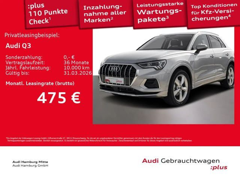 Audi Q3 2025 Benzine