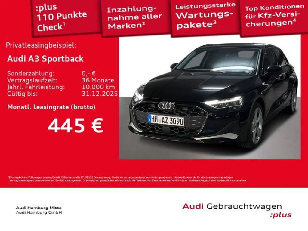 Audi A3 2025 Benzine