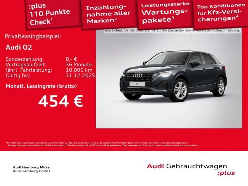 Audi Q2 2025 Benzine