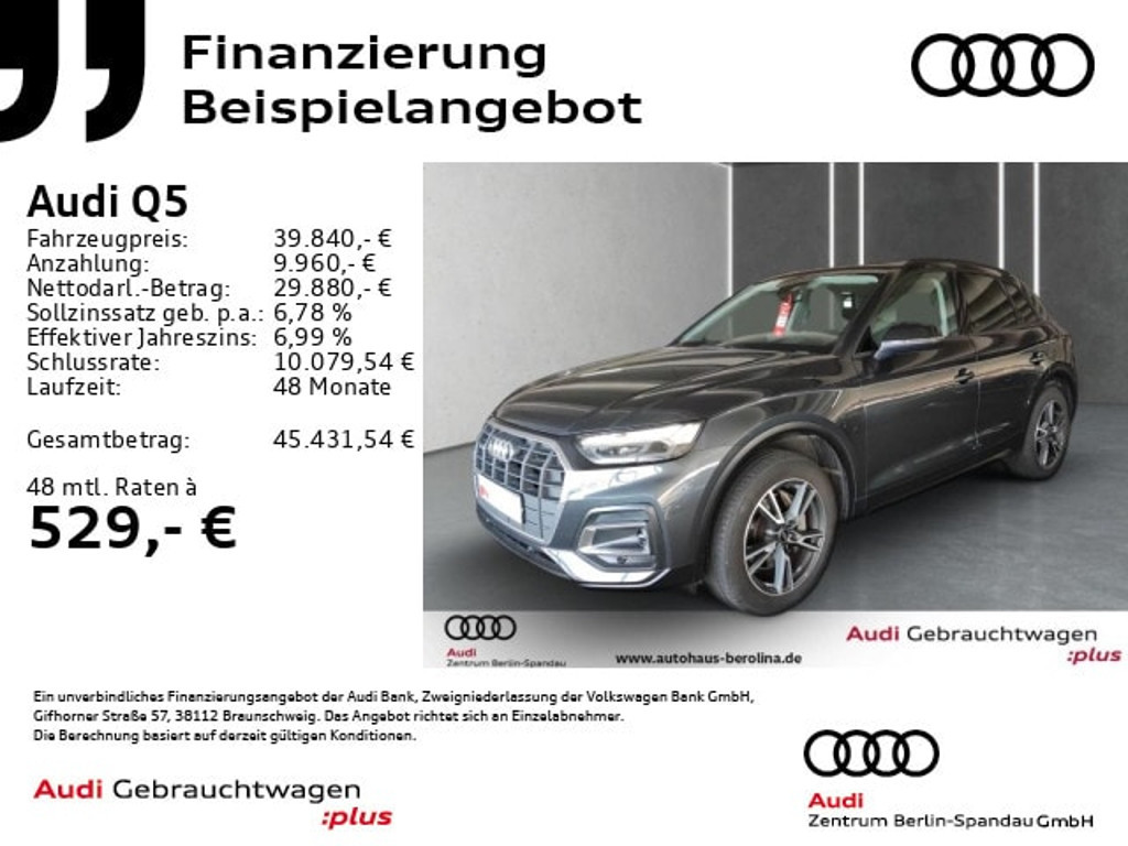Audi Q5 2022 Hybride Benzine