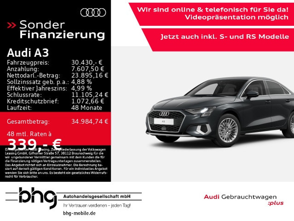 Audi A3 2024 Benzine