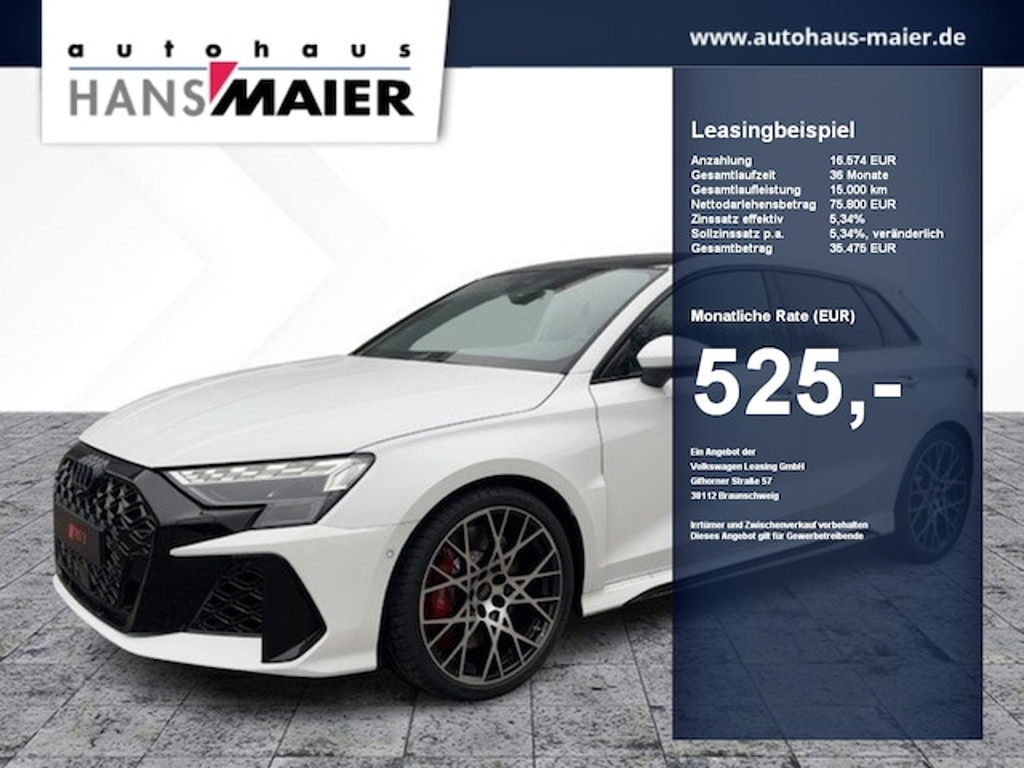 Audi RS3 2025 Benzine