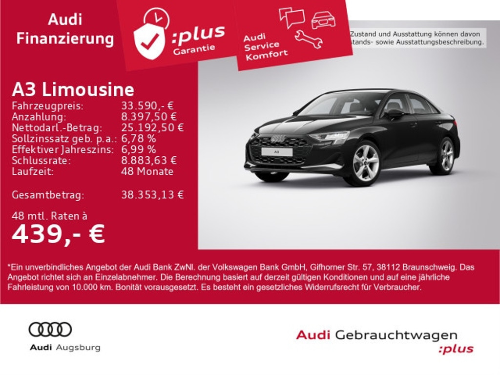 Audi A3 2025 Benzine