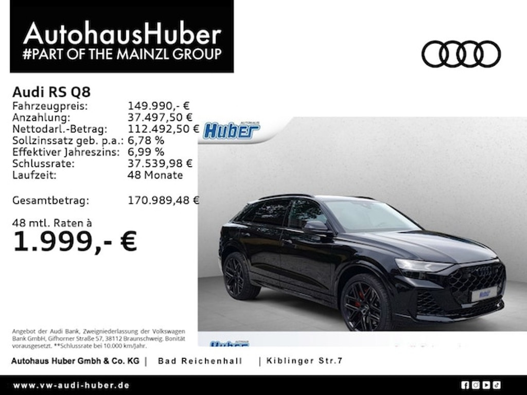 Audi RS Q8 2025 Benzine