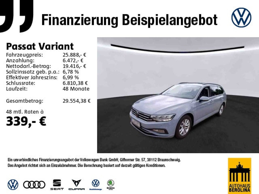 Volkswagen Passat 2022 Benzine