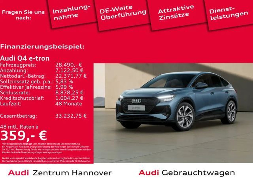 Audi Q4 e-tron 2022 Elektrisch