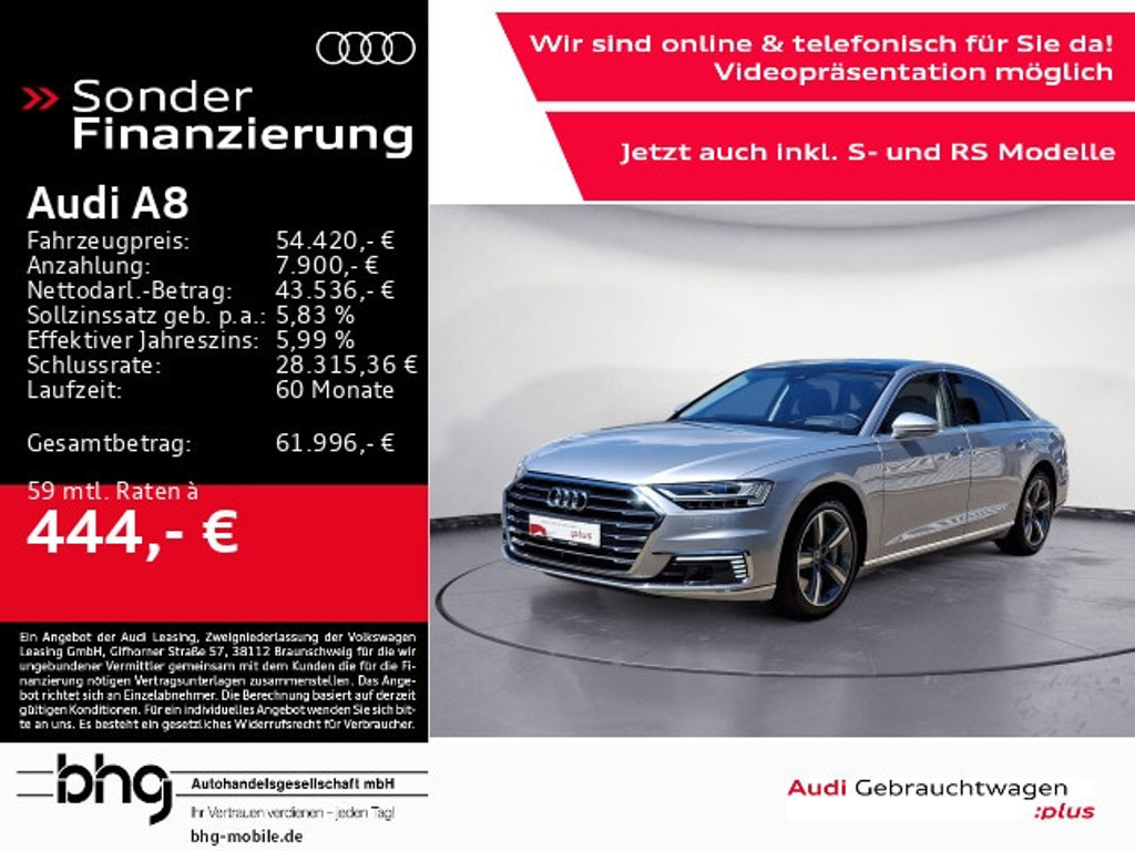 Audi A8 2022 Hybride Benzine