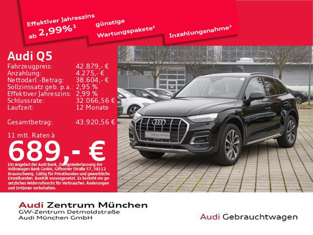 Audi Q5 2022 Benzine