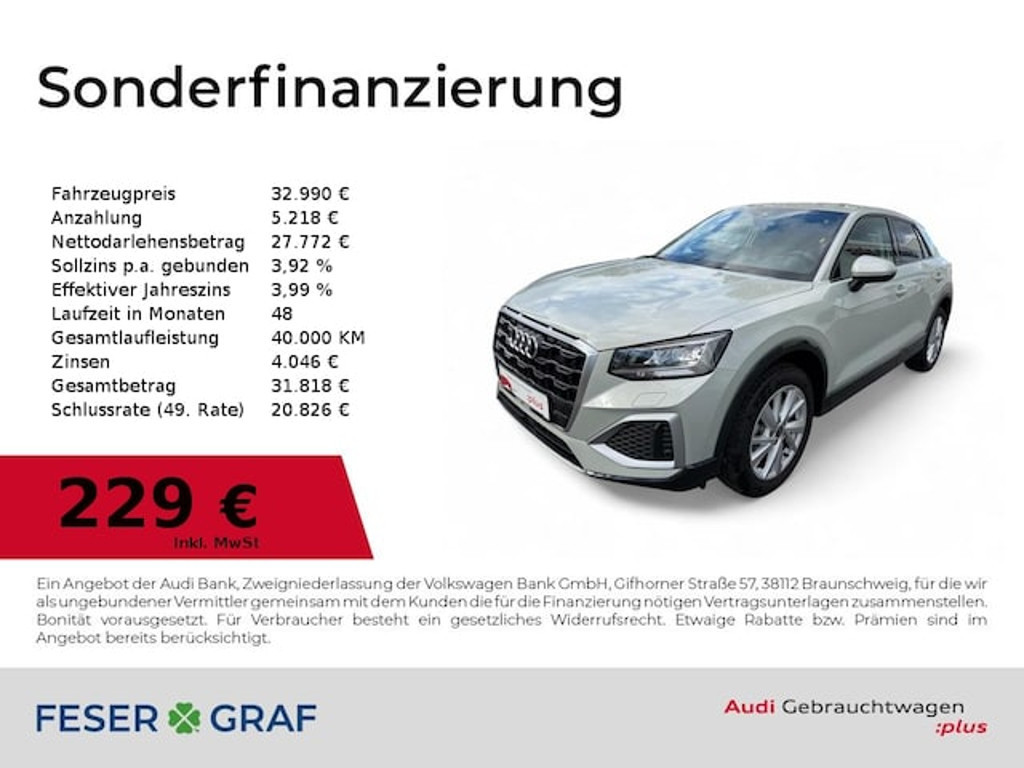 Audi Q2 2025 Benzine