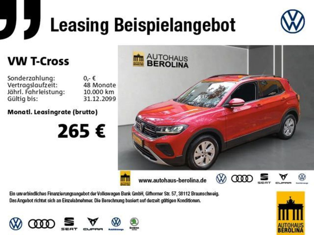 Volkswagen T-Cross 2024 Benzine