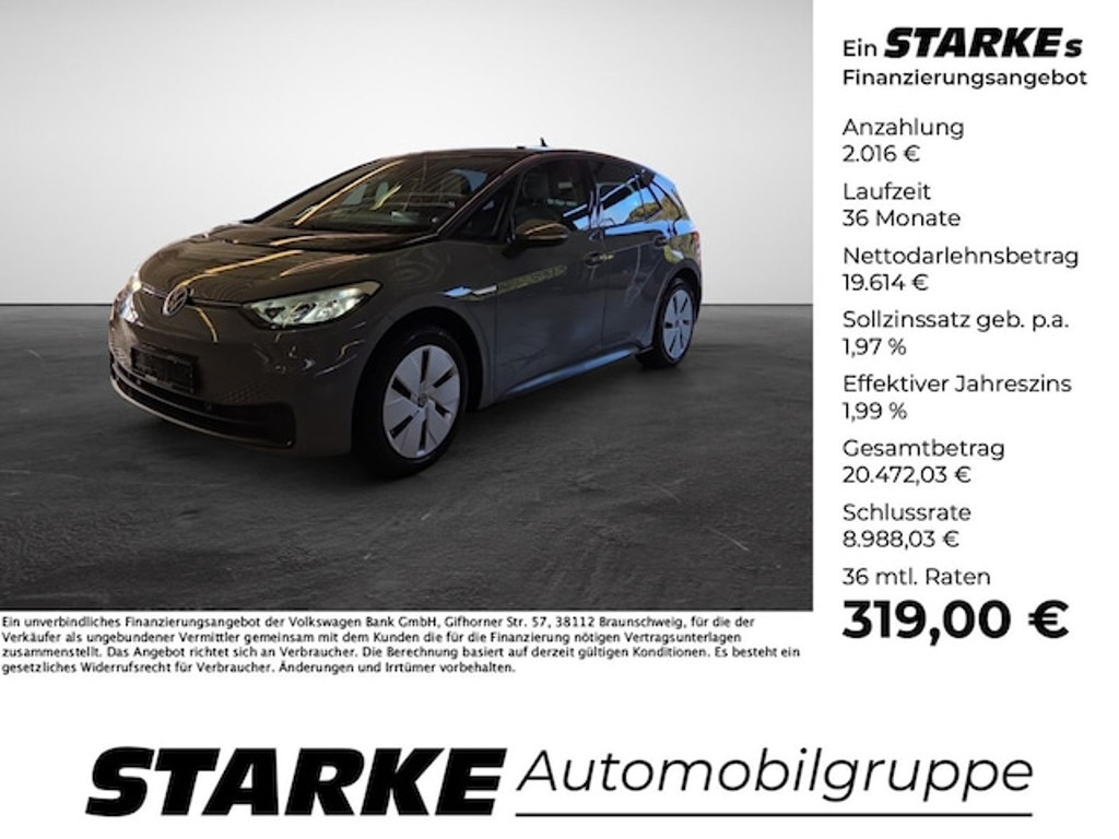 Volkswagen ID.3 2022 Elektrisch