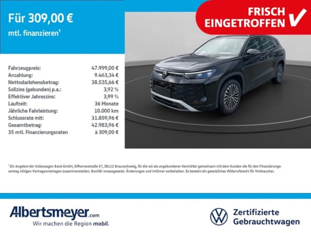 Volkswagen Tayron 2025 Hybride Benzine