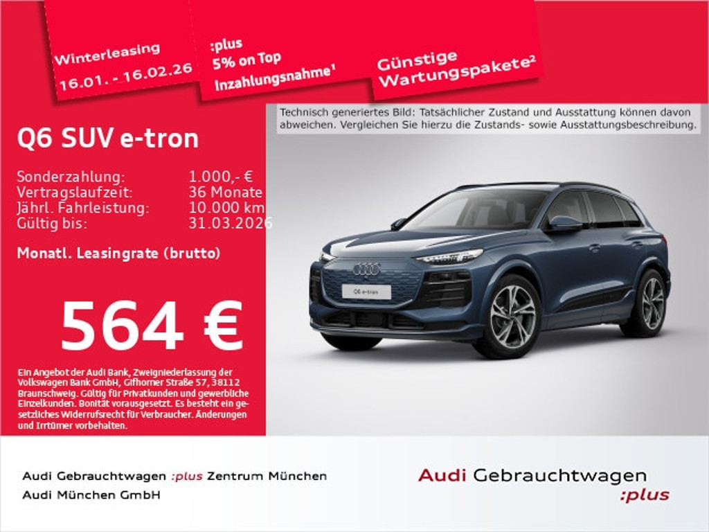 Audi Q6 e-tron 2025 Elektrisch
