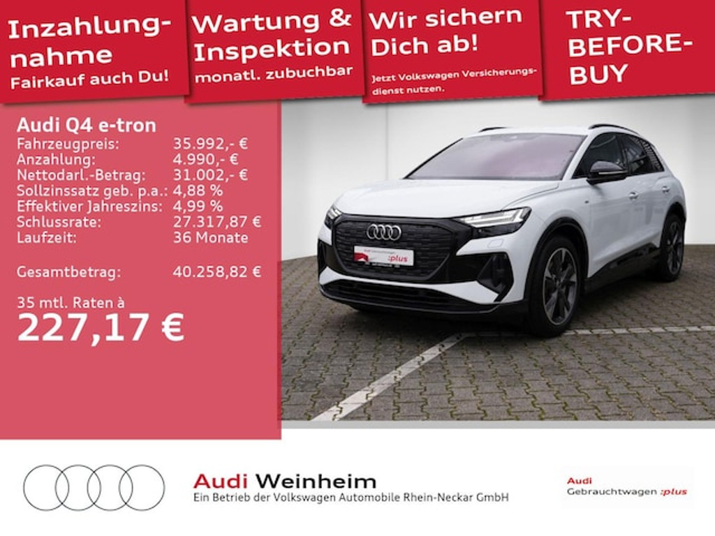 Audi Q4 e-tron 2022 Elektrisch