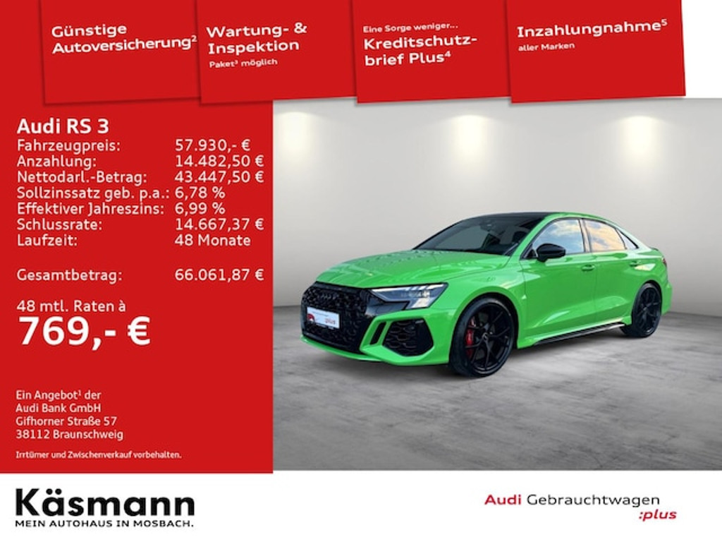Audi RS3 2022 Benzine