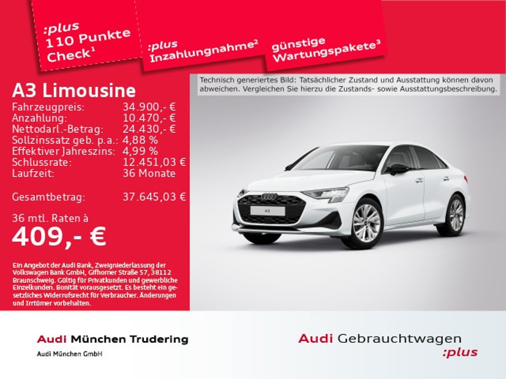 Audi A3 2025 Benzine