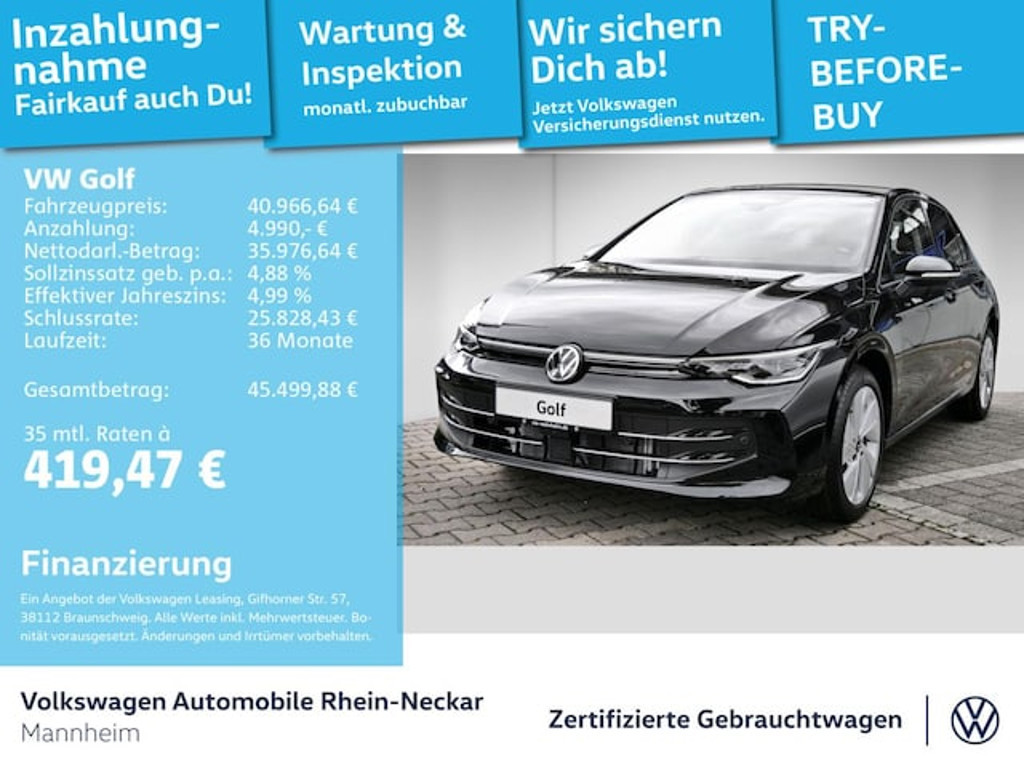 Volkswagen Golf 2025 Benzine