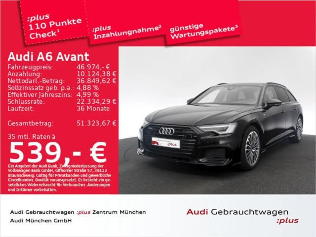 Audi A6 2022 Hybride Benzine
