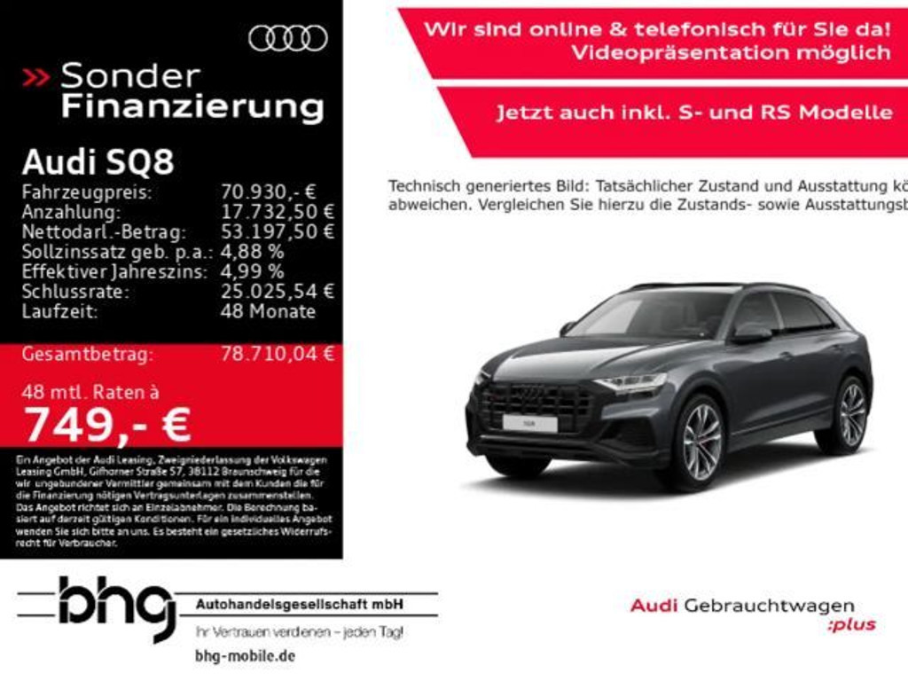 Audi SQ8 2022 Benzine