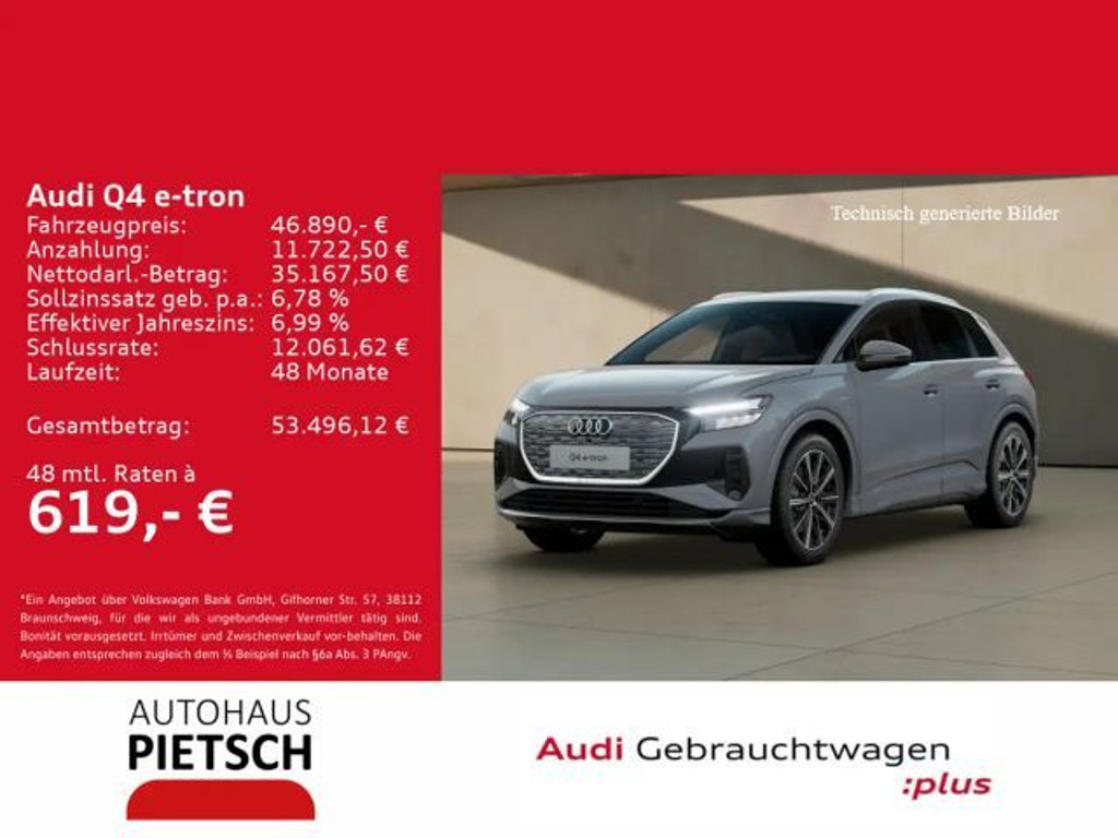 Audi Q4 e-tron 2024 Elektrisch