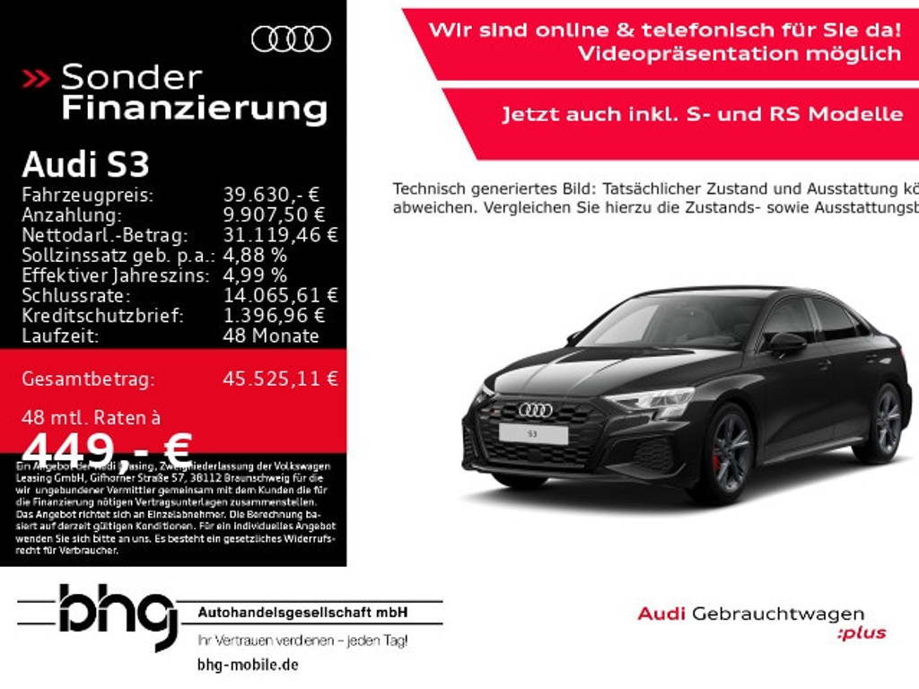 Audi S3 2022 Benzine