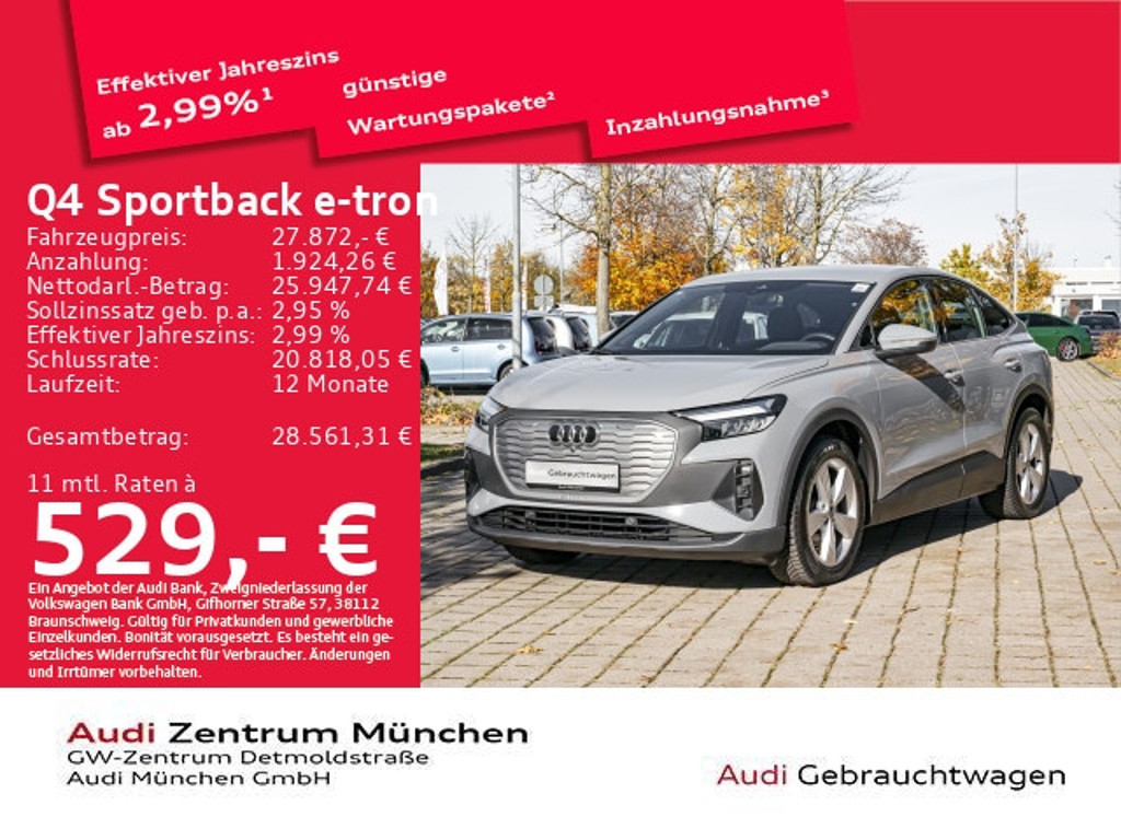 Audi Q4 e-tron 2022 Elektrisch