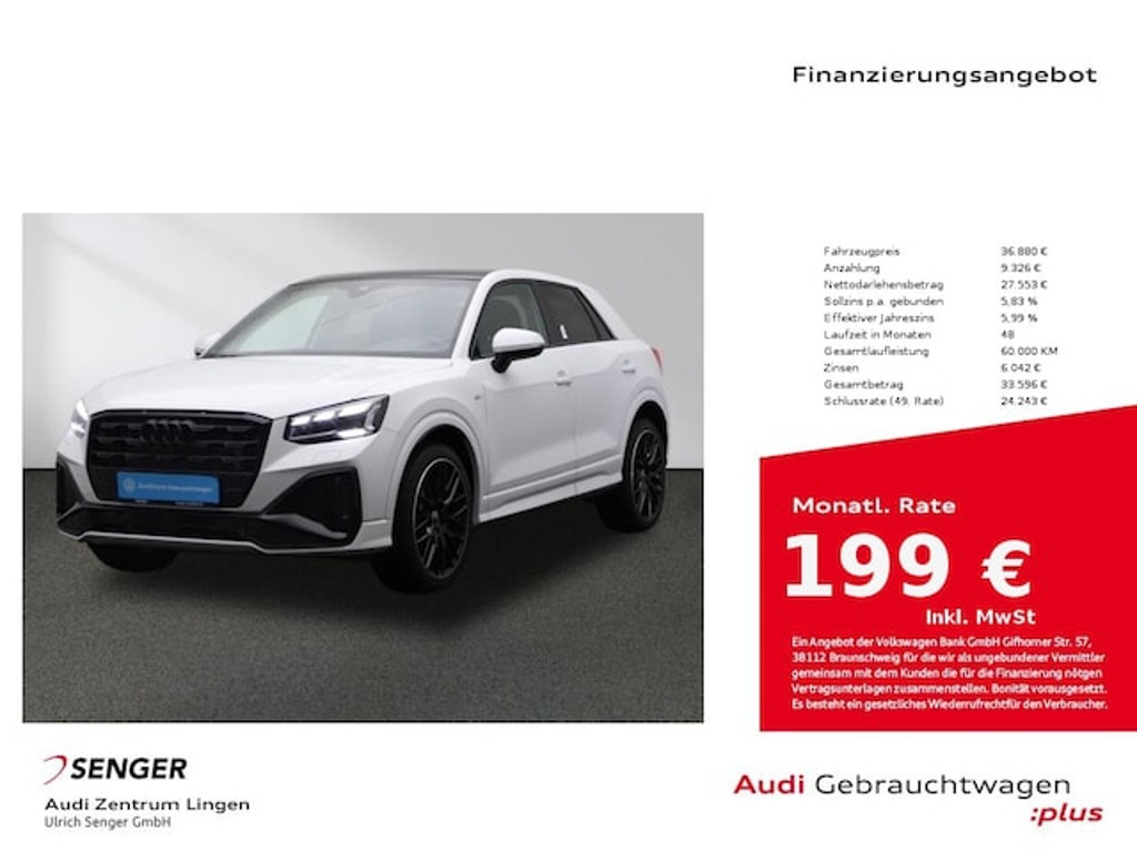 Audi Q2 2025 Benzine