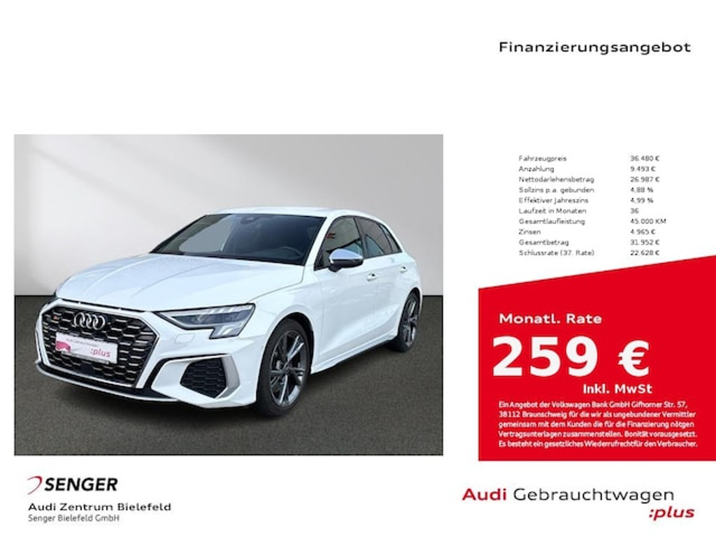 Audi S3 2022 Benzine
