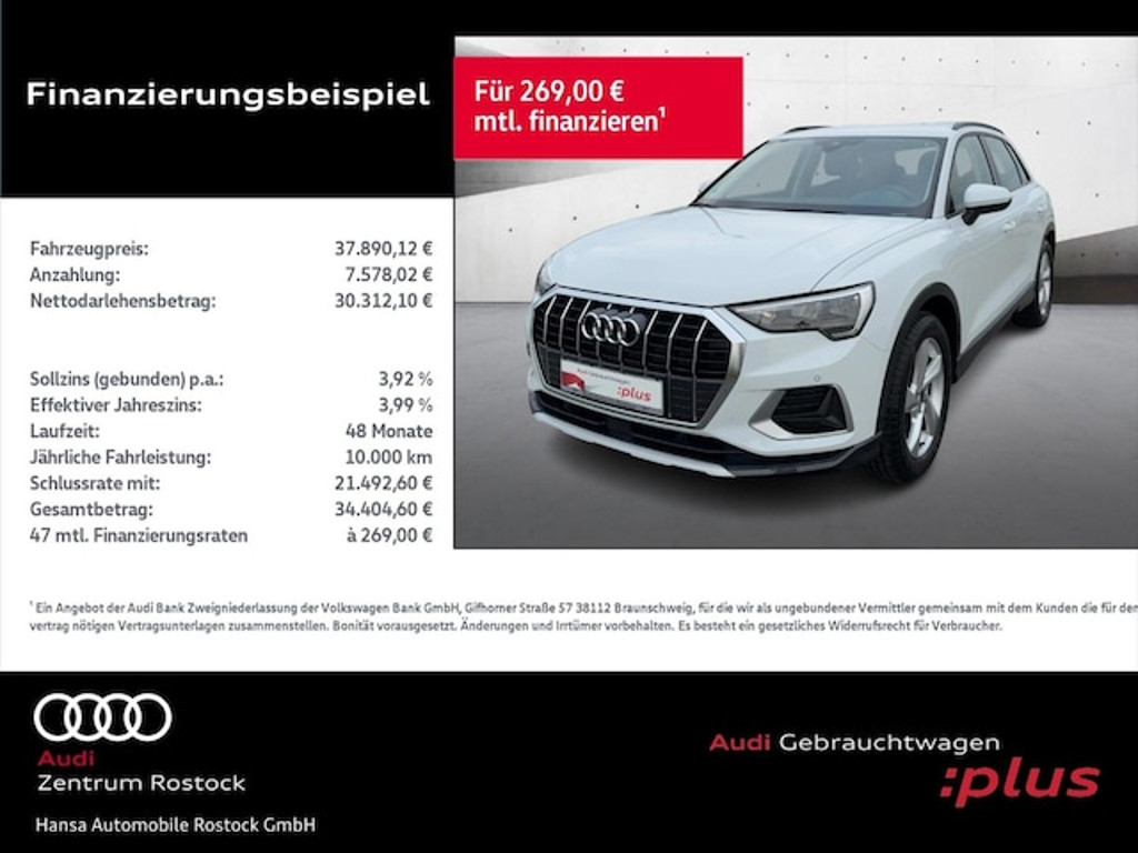 Audi Q3 2024 Benzine