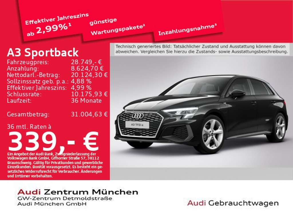 Audi A3 2022 Hybride Benzine