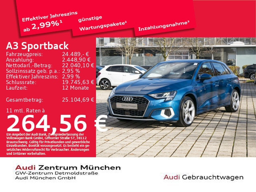 Audi A3 2022 Hybride Benzine