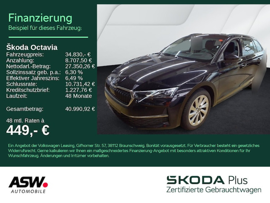 Skoda Octavia 2025 Benzine