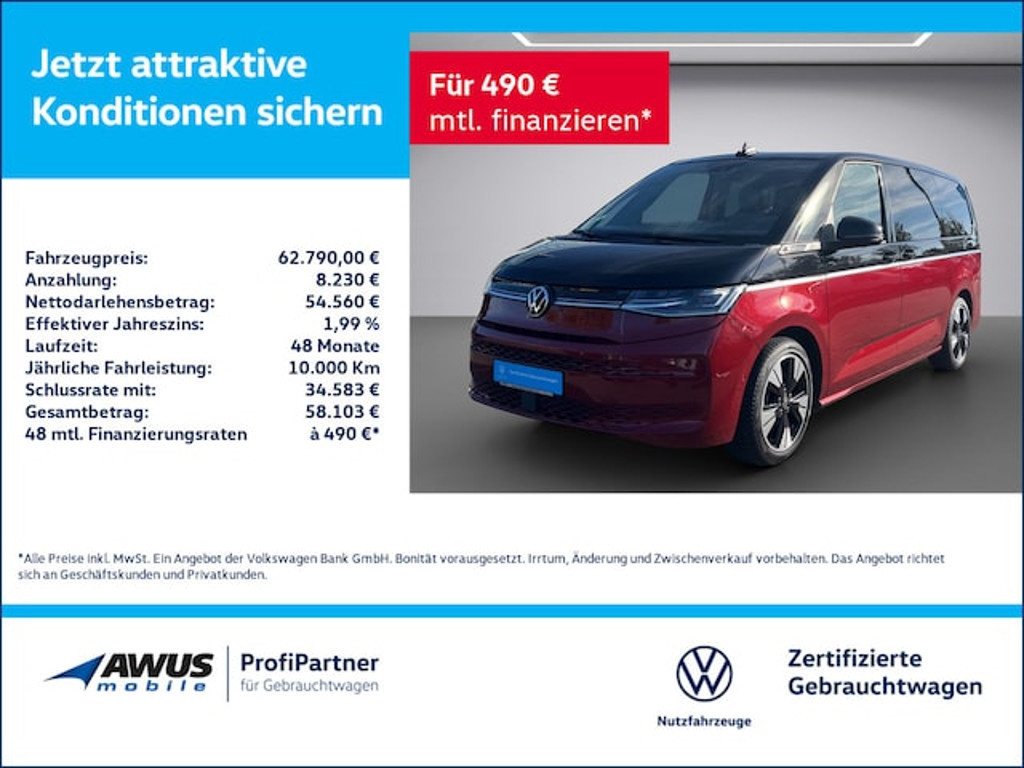 Volkswagen Multivan 2024 Benzine