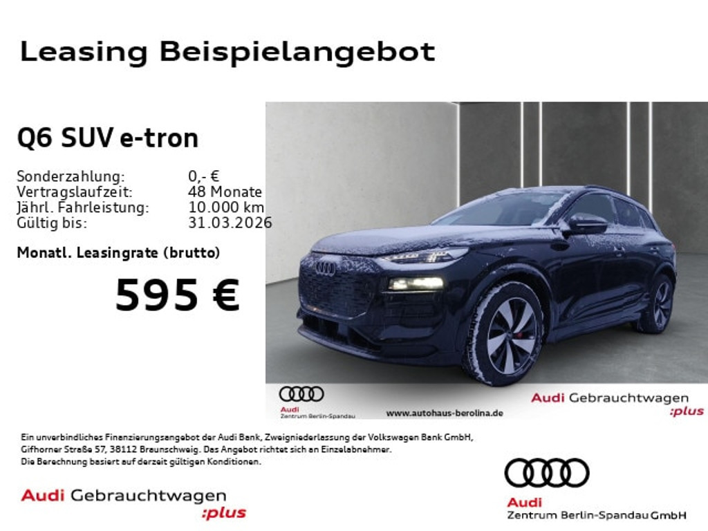 Audi Q6 e-tron 2025 Elektrisch
