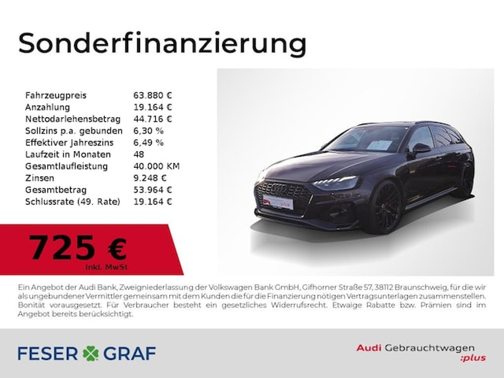 Audi RS4 2022 Benzine