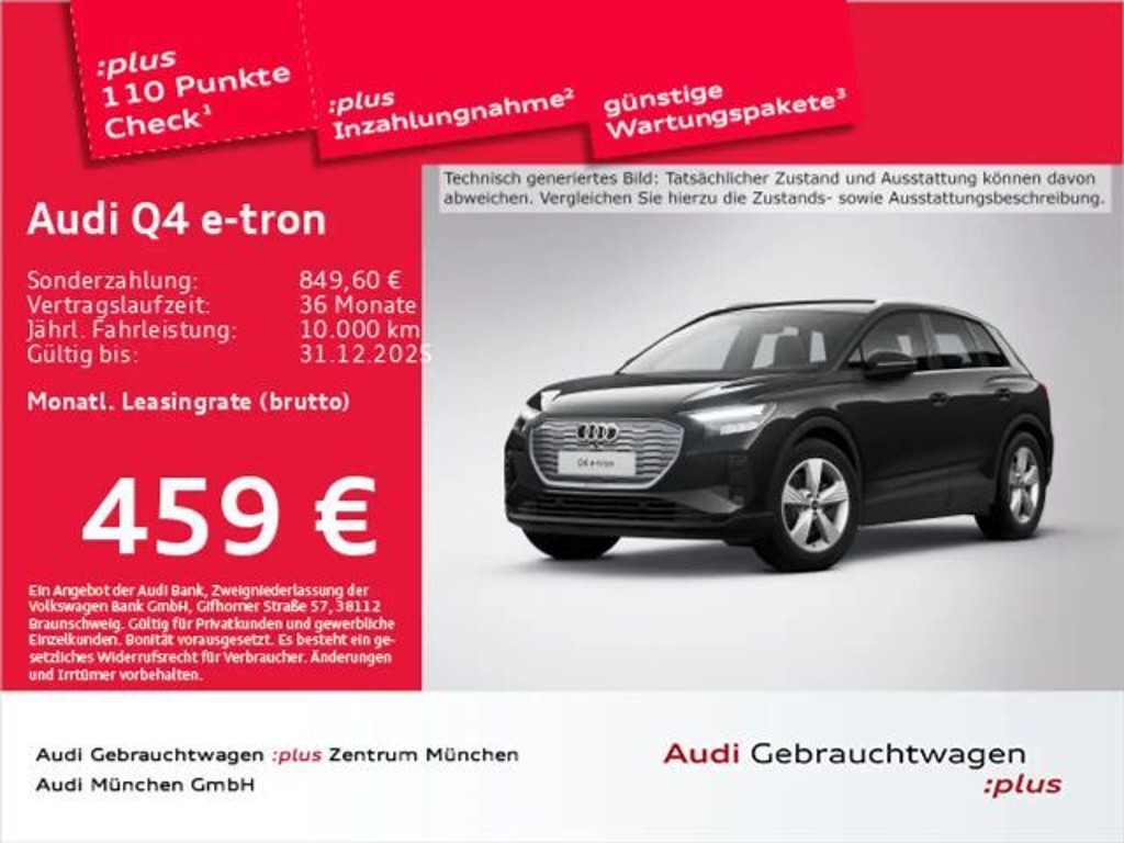 Audi Q4 e-tron 2024 Elektrisch