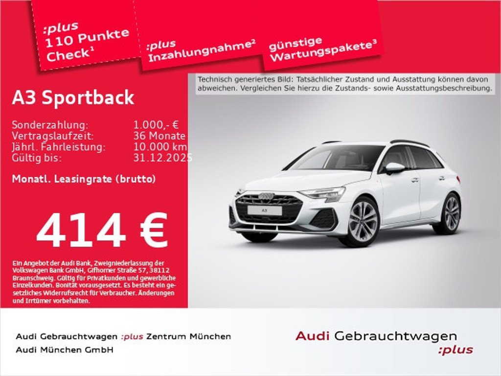 Audi A3 2025 Benzine