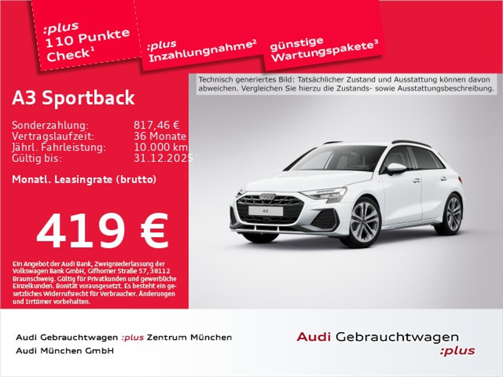 Audi A3 2025 Benzine