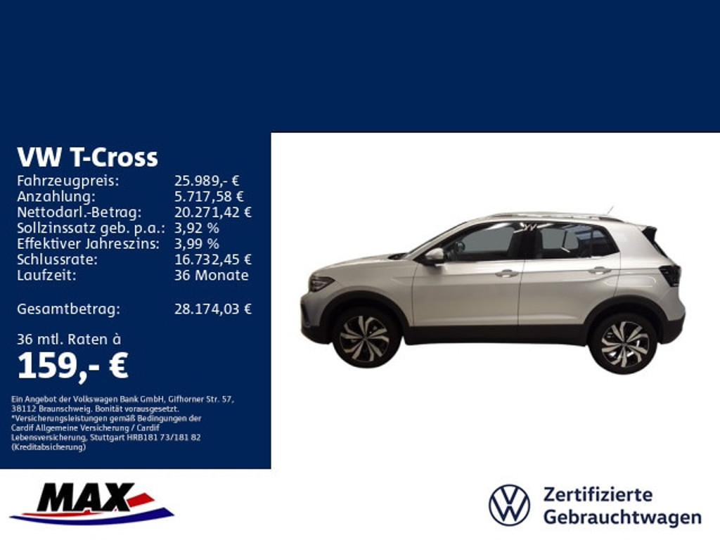 Volkswagen T-Cross 2025 Benzine