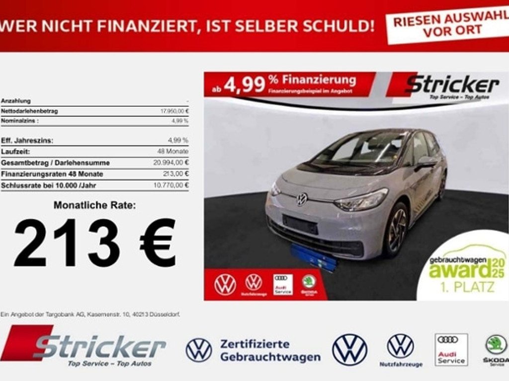 Volkswagen ID.3 2021 Elektrisch