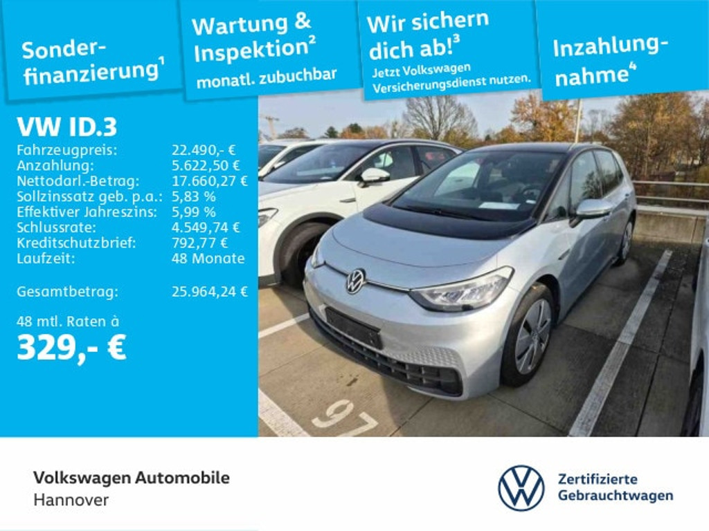 Volkswagen ID.3 2022 Elektrisch